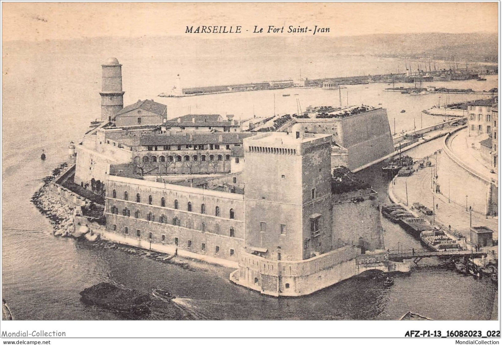 AFZP1-13-0012 - MARSEILLE - Le Fort Saint-jean - Joliette, Hafenzone