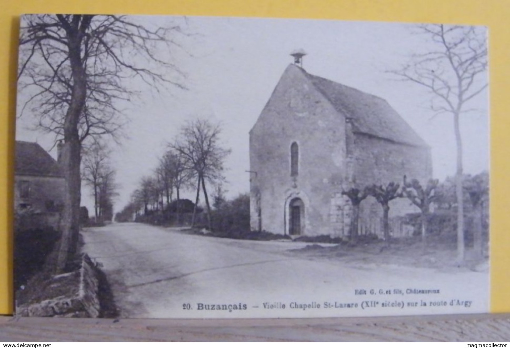 (BUZ2) BUZANCAIS - CHAPELLE ST LAZARE SUR LA ROUTE D' ARGY - NON VIAGGIATA - Chateauroux