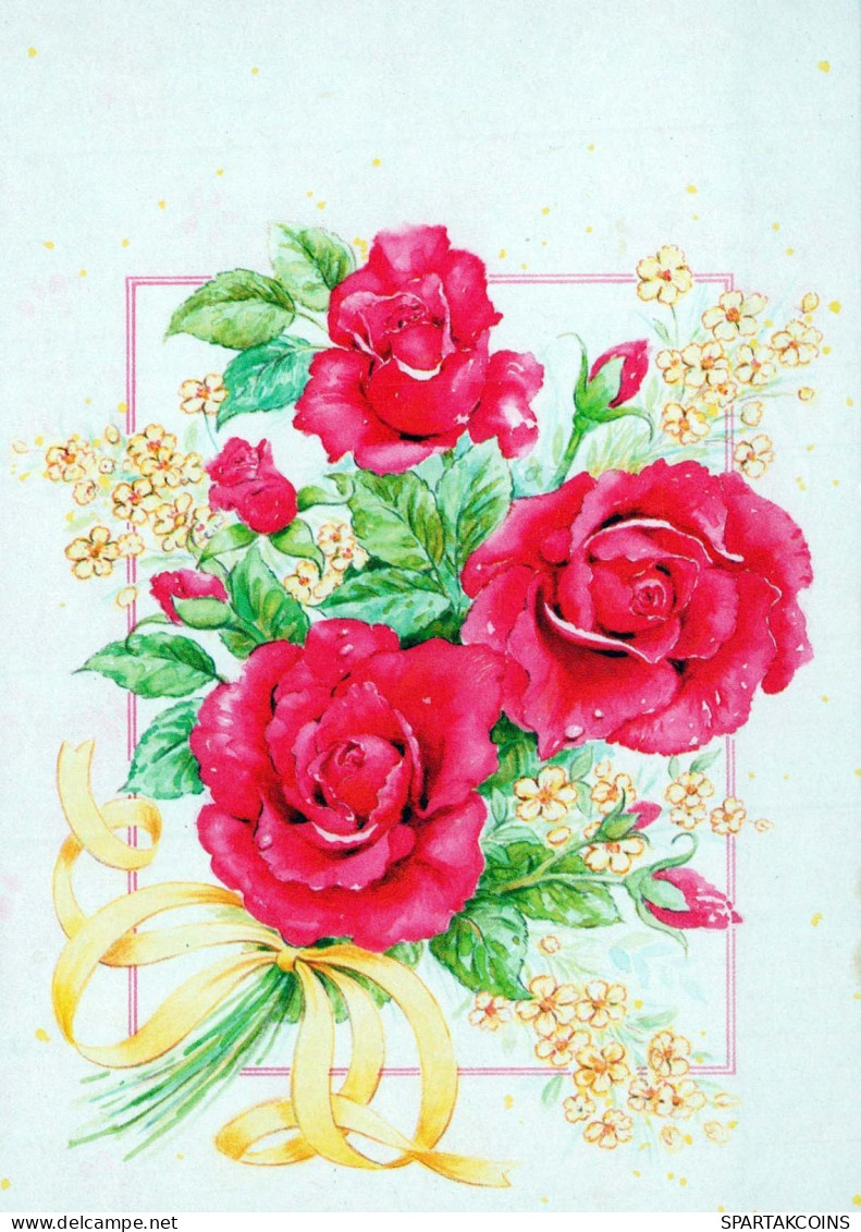 FIORI Vintage Cartolina CPSM #PAR937.IT - Flowers