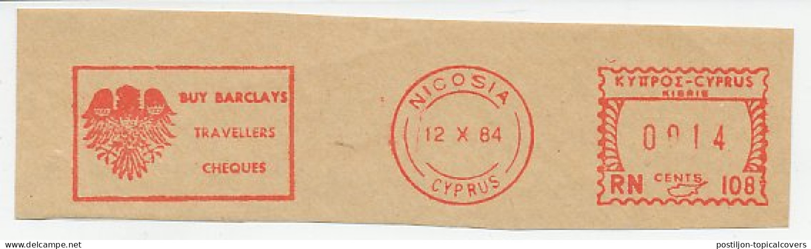Meter Cut Cyprus 1984 Travellers Cheques - Barclays - Ohne Zuordnung