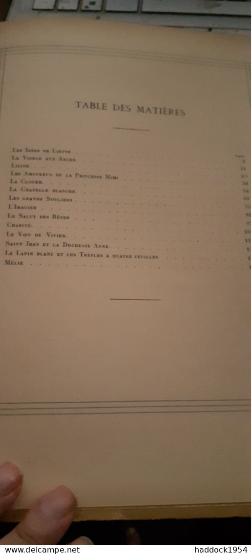Contes Blancs JULES LEMAITRE Boivin Et Cie 1934 - Sonstige & Ohne Zuordnung