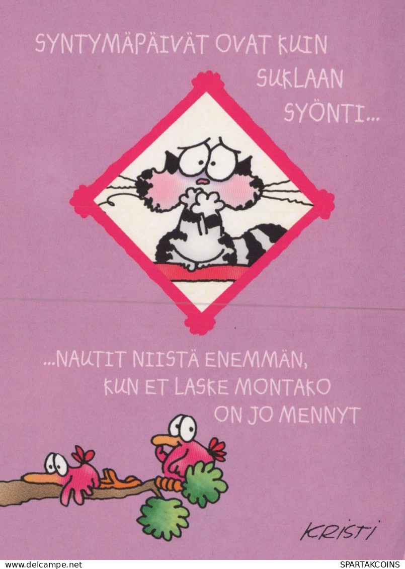GATTO KITTY Animale Vintage Cartolina CPSM Unposted #PAM076.IT - Katzen