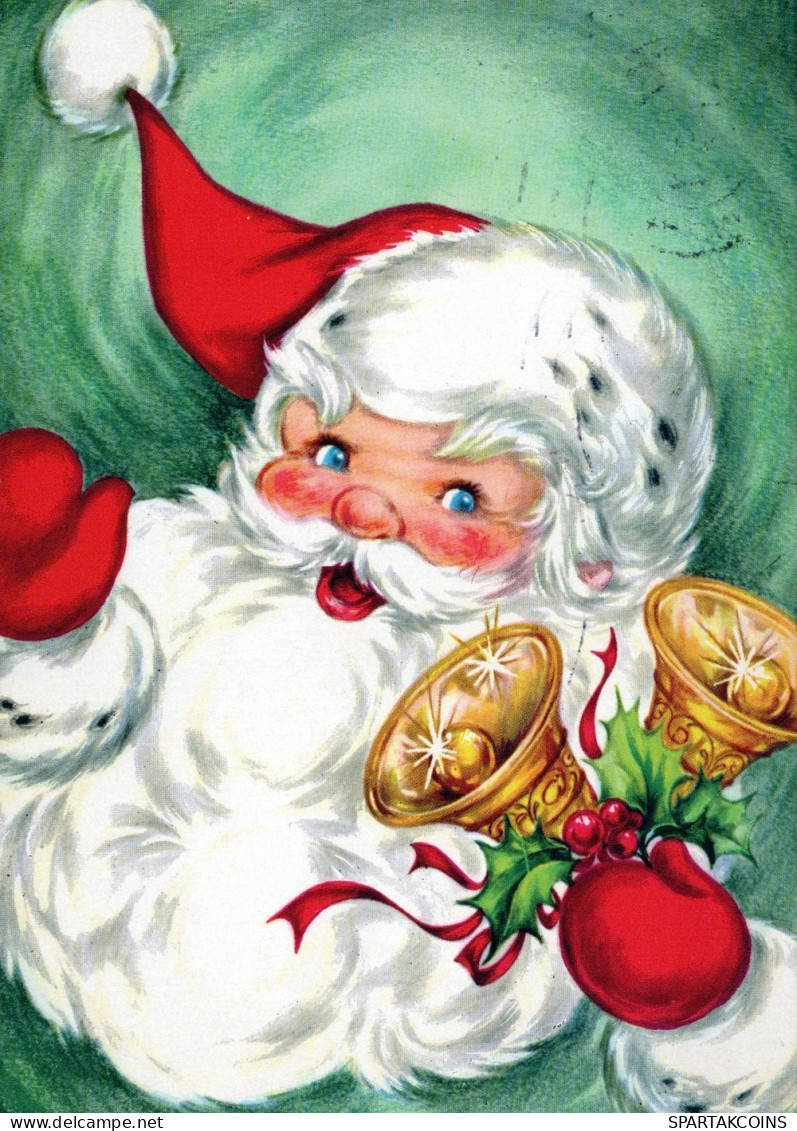 BABBO NATALE Natale Vintage Cartolina CPSM #PAJ828.IT - Santa Claus