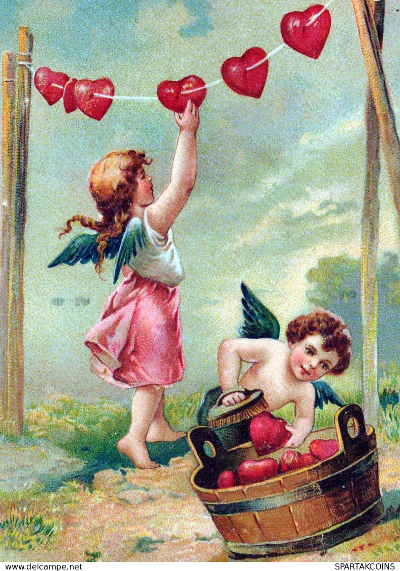 ANGELO Buon Anno Natale Vintage Cartolina CPSM #PAJ098.IT - Anges