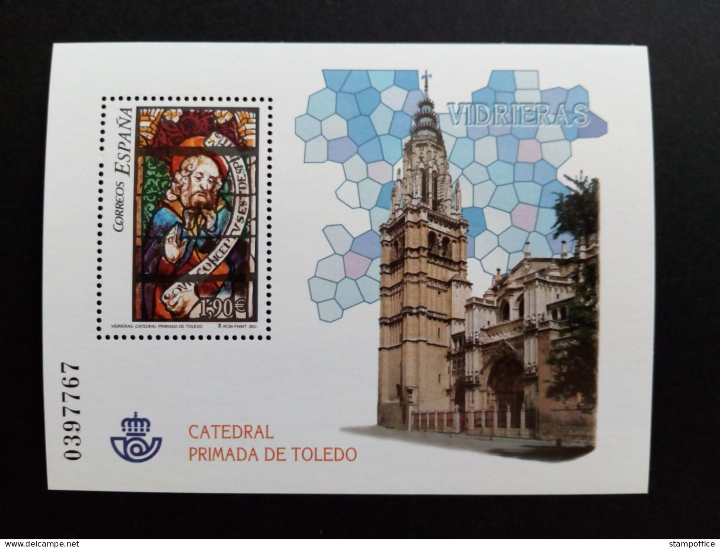 SPANIEN BLOCK 143 POSTFRISCH(MINT) WEIHNACHTEN 2004 GLASFENSTER - Noël