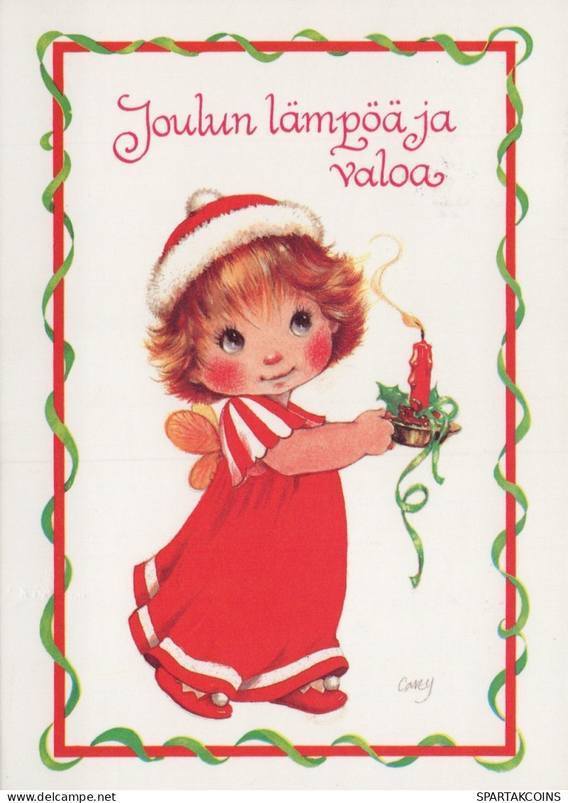 ANGELO Buon Anno Natale Vintage Cartolina CPSM #PAJ035.IT - Anges