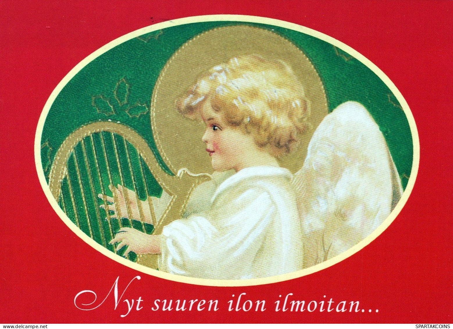 ANGELO Buon Anno Natale Vintage Cartolina CPSM #PAH088.IT - Anges