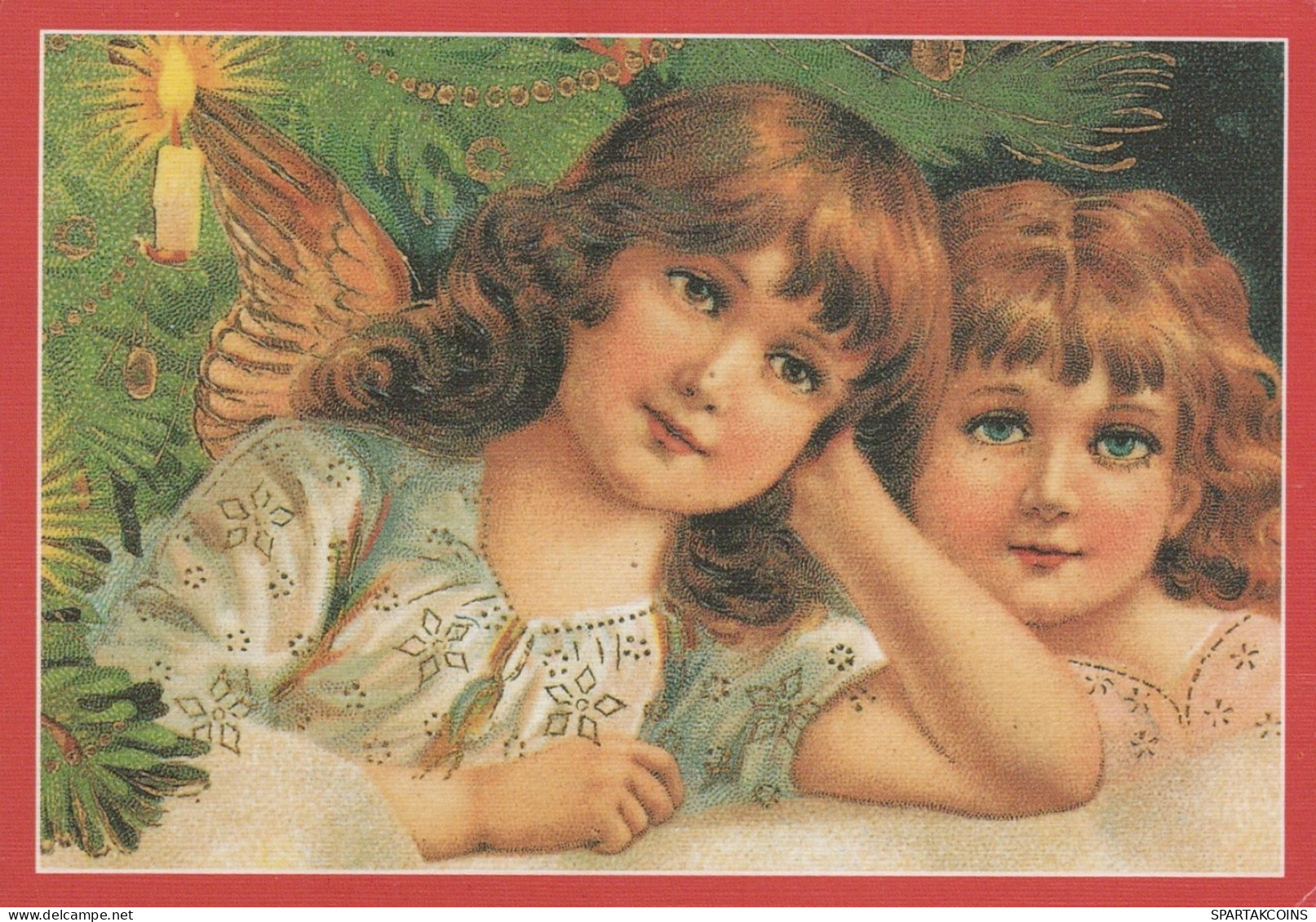 ANGELO Buon Anno Natale Vintage Cartolina CPSM #PAH218.IT - Anges