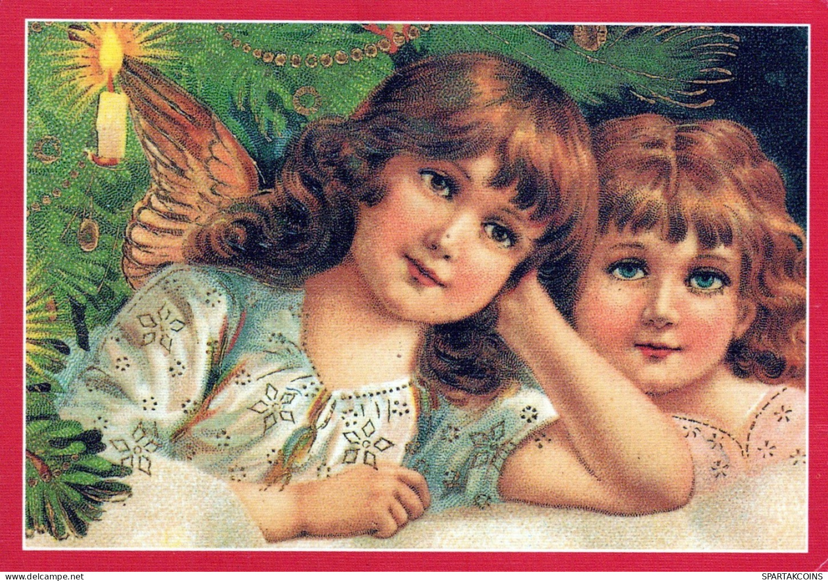 ANGELO Buon Anno Natale Vintage Cartolina CPSM #PAH218.IT - Anges