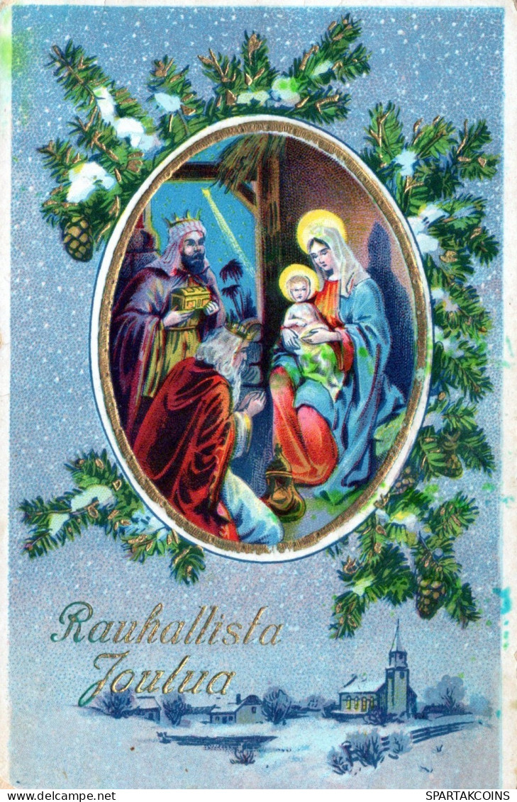 ENGEL WEIHNACHTSFERIEN Vintage Antike Alte Ansichtskarte Postkarte CPA #PAG644.DE - Anges