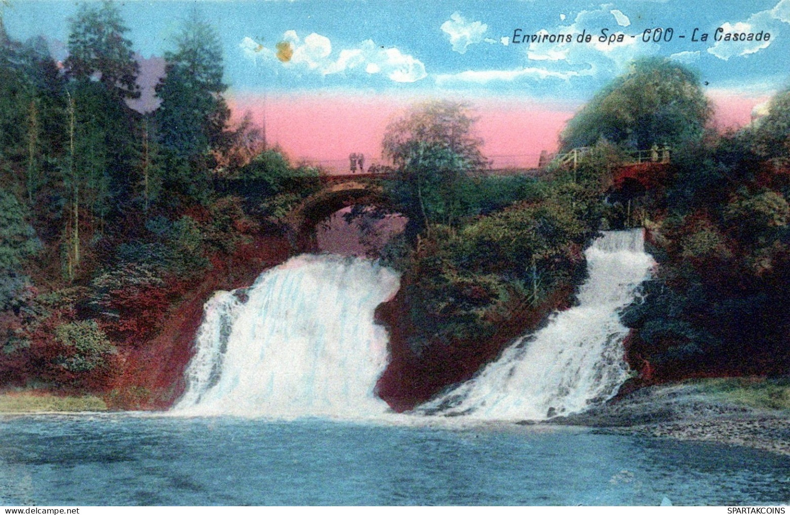 BELGIEN COO WASSERFALL Provinz Lüttich (Liège) Postkarte CPA #PAD171.DE - Stavelot