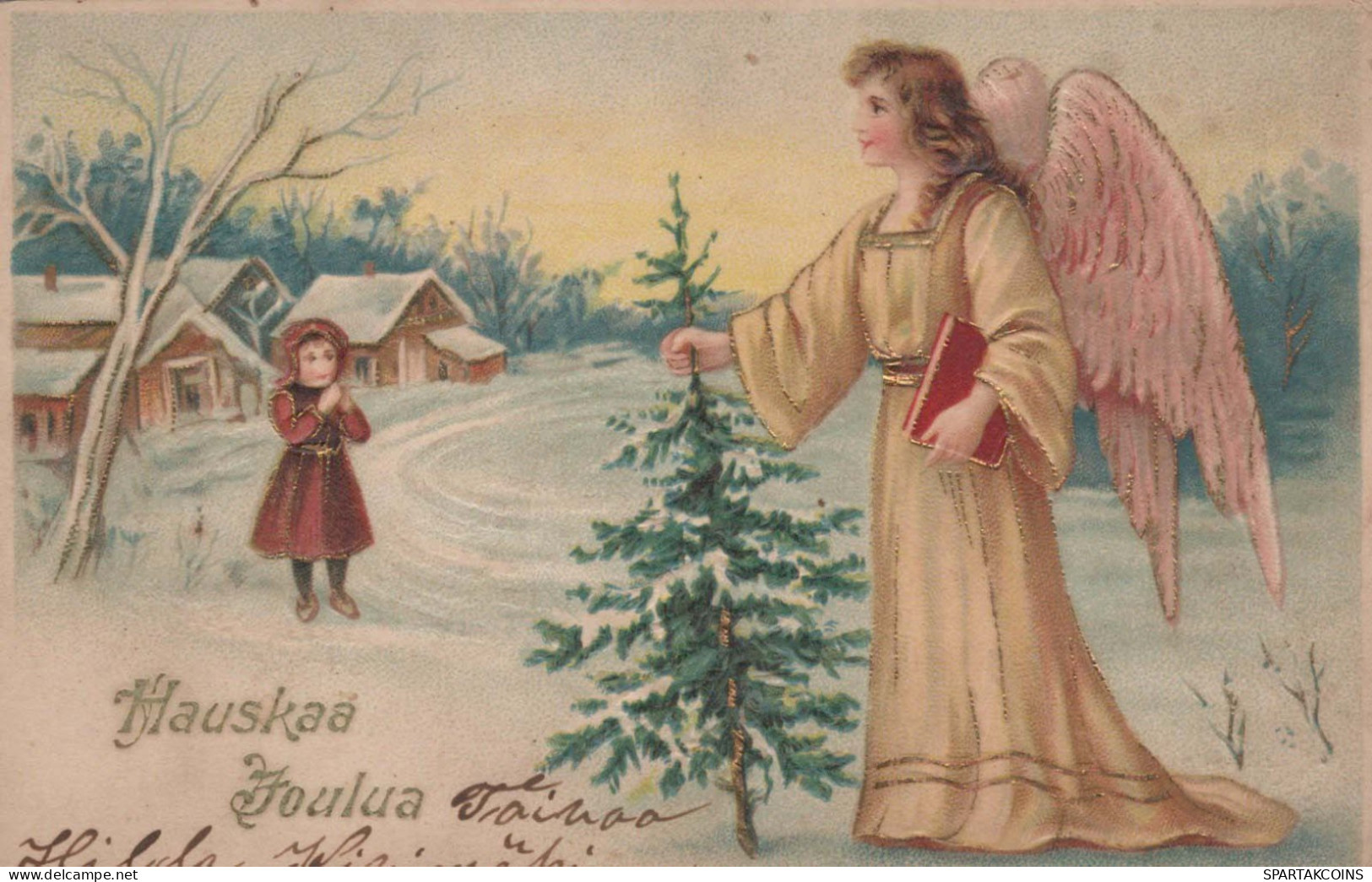ENGEL Vintage Ansichtskarte Postkarte CPSMPF #PKG999.DE - Angels