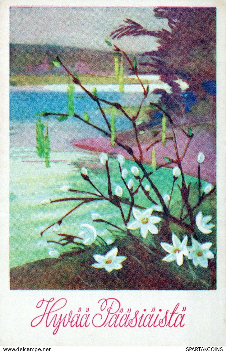 FLOWERS Vintage Ansichtskarte Postkarte CPA #PKE263.DE - Fleurs
