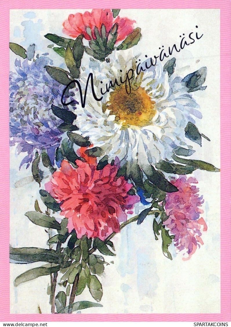 FLOWERS Vintage Ansichtskarte Postkarte CPSM #PBZ224.DE - Fleurs