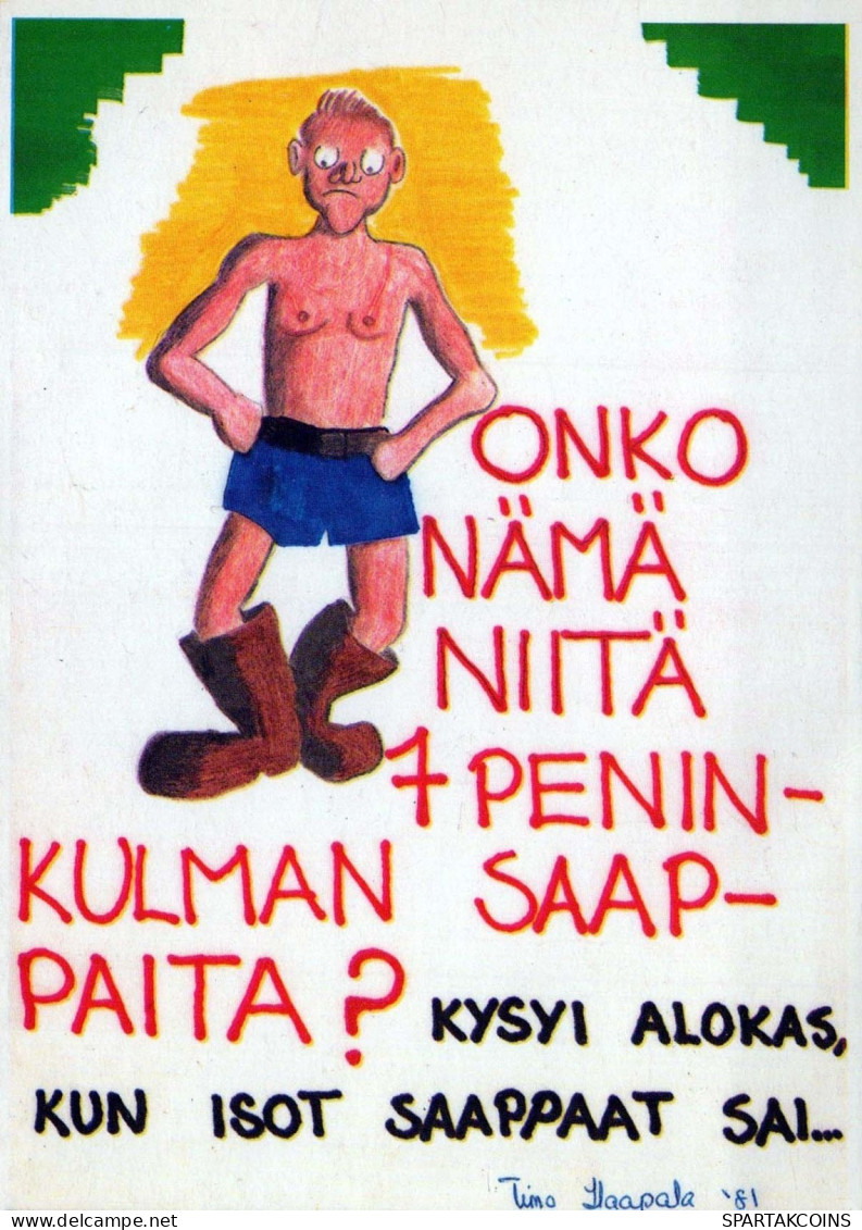 SOLDAT HUMOR Militaria Vintage Ansichtskarte Postkarte CPSM #PBV855.DE - Humour