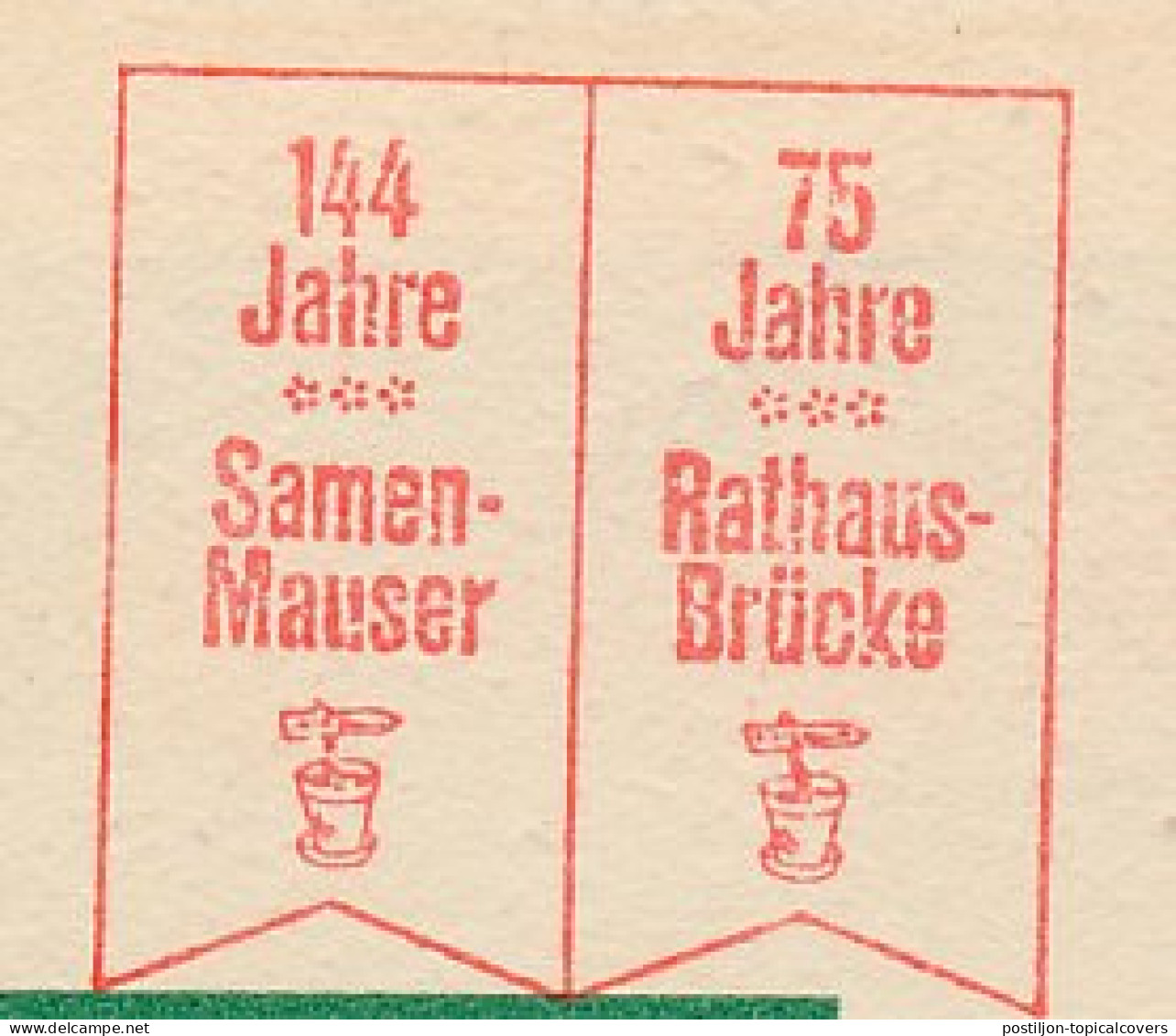 Meter Card Switzerland 1964 Seeds - Other & Unclassified