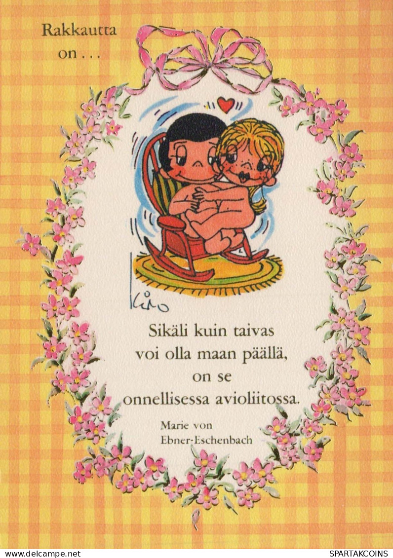 KINDER HUMOR Vintage Ansichtskarte Postkarte CPSM #PBV425.DE - Cartes Humoristiques
