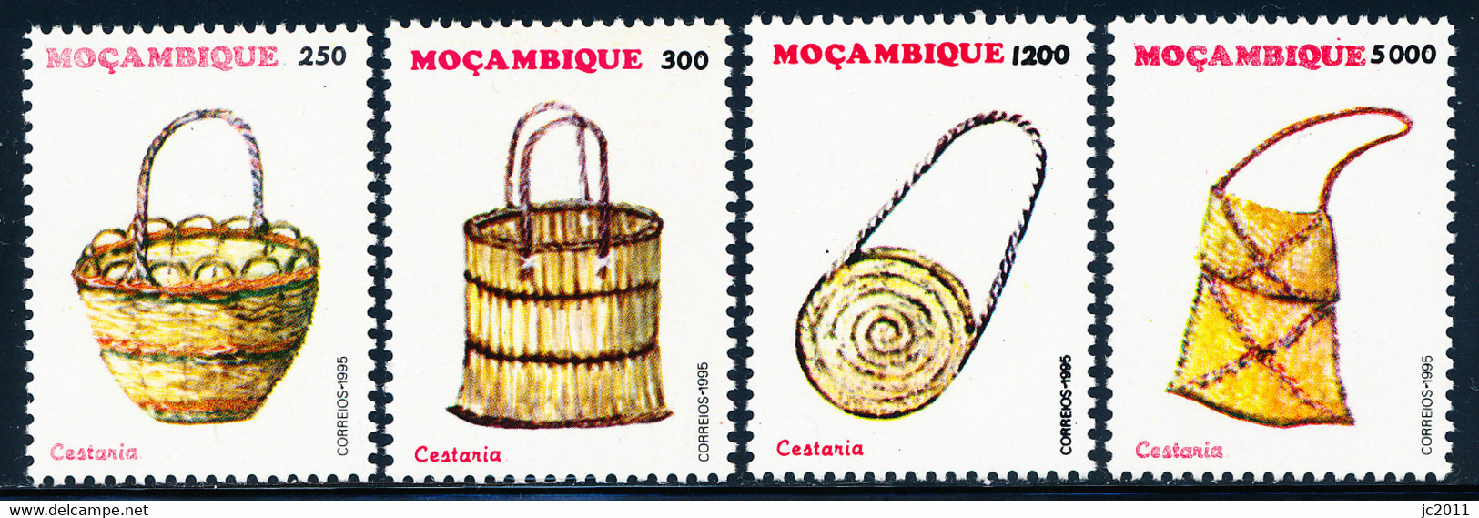 Mozambique - 1995 - Basketry - MNH - Mosambik