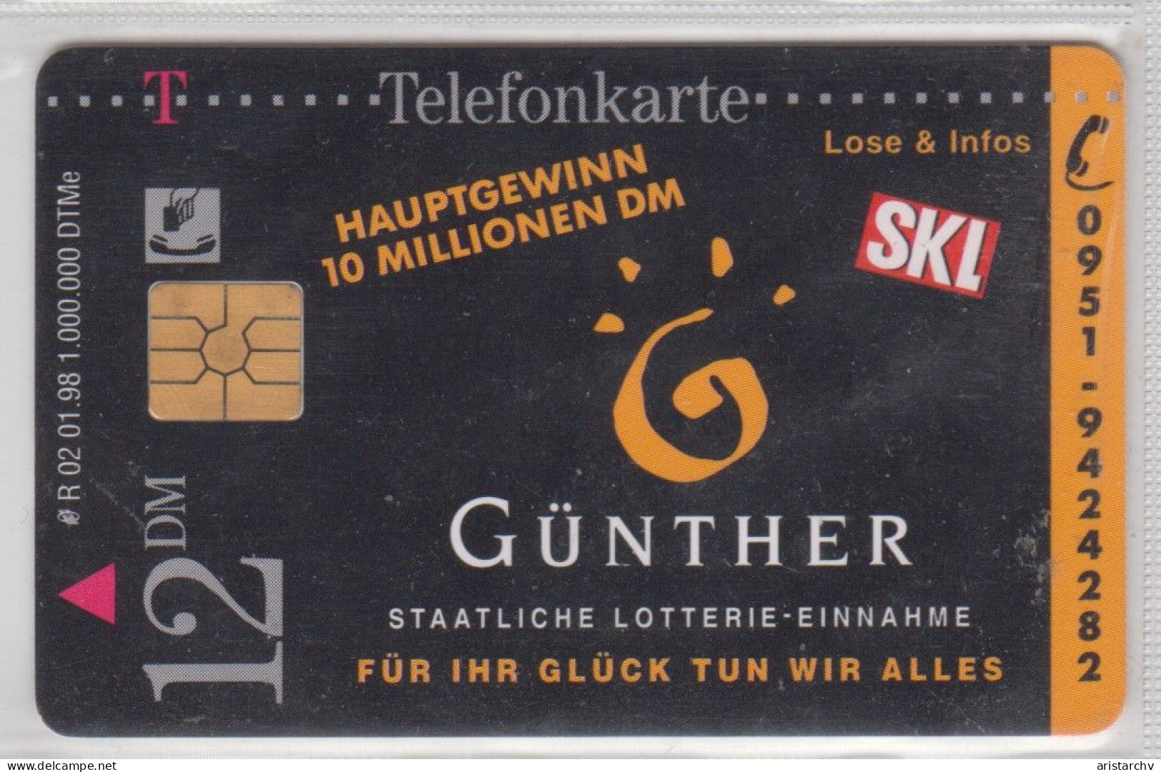 GERMANY 1998 GUNTHER LOTTERY CAR RENAULT - R-Reeksen : Regionaal