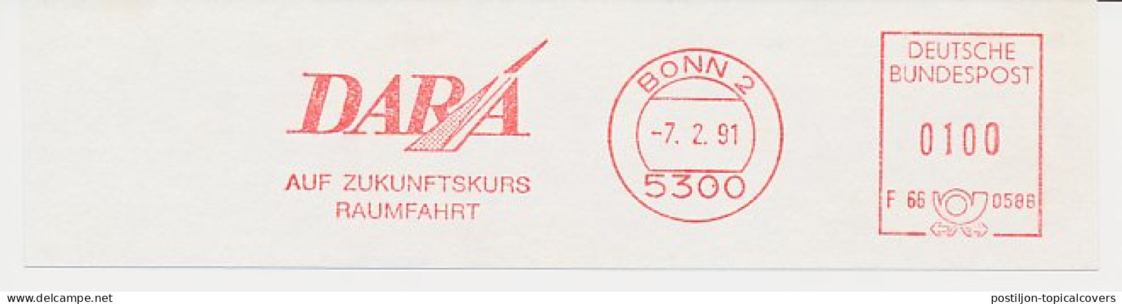 Meter Cut Germany 1991 DARA - Aerospace - Astronomie