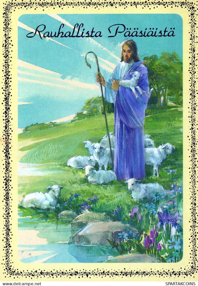 JESUS CHRISTUS Christentum Religion Vintage Ansichtskarte Postkarte CPSM #PBP761.DE - Jésus