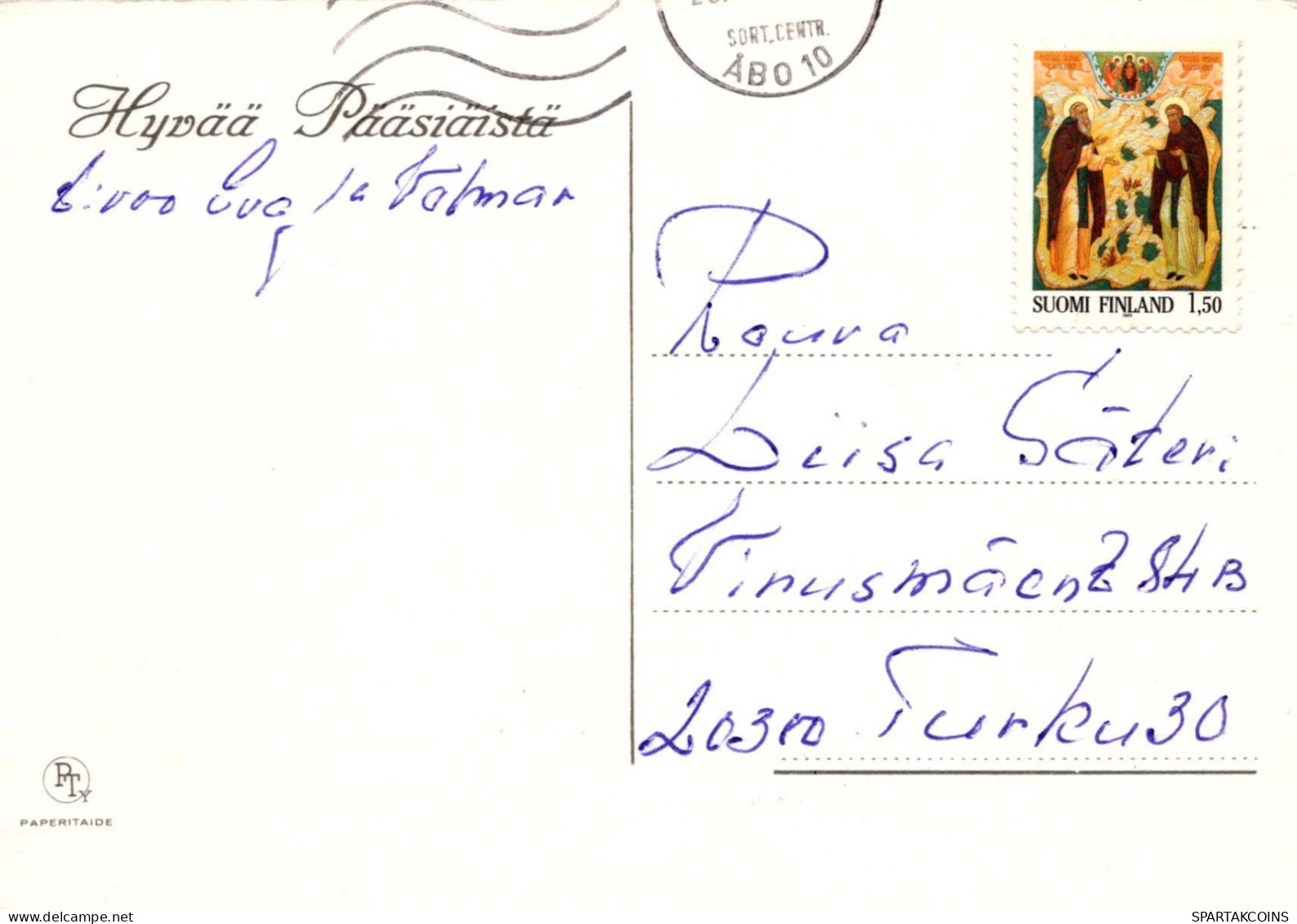OSTERN KINDER EI Vintage Ansichtskarte Postkarte CPSM #PBO310.DE - Pasen