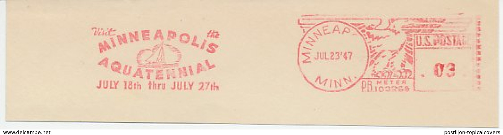 Meter Cut USA 1947 Minneapolis Aquatennial 1947 - Other & Unclassified