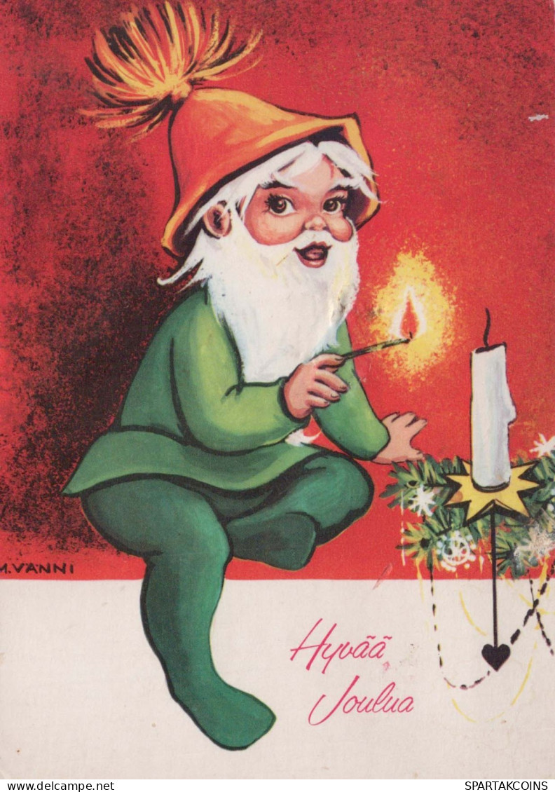 WEIHNACHTSMANN SANTA CLAUS Neujahr Weihnachten Vintage Ansichtskarte Postkarte CPSM #PBL135.DE - Santa Claus