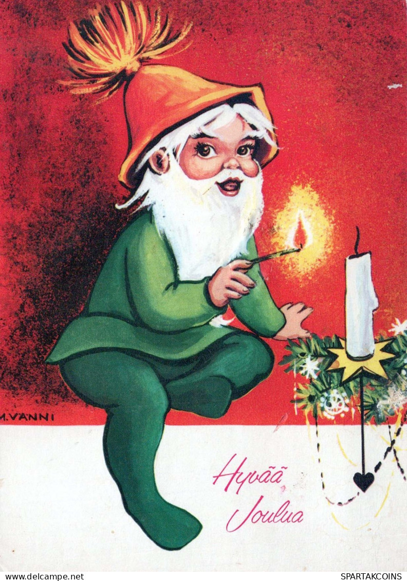 WEIHNACHTSMANN SANTA CLAUS Neujahr Weihnachten Vintage Ansichtskarte Postkarte CPSM #PBL135.DE - Santa Claus