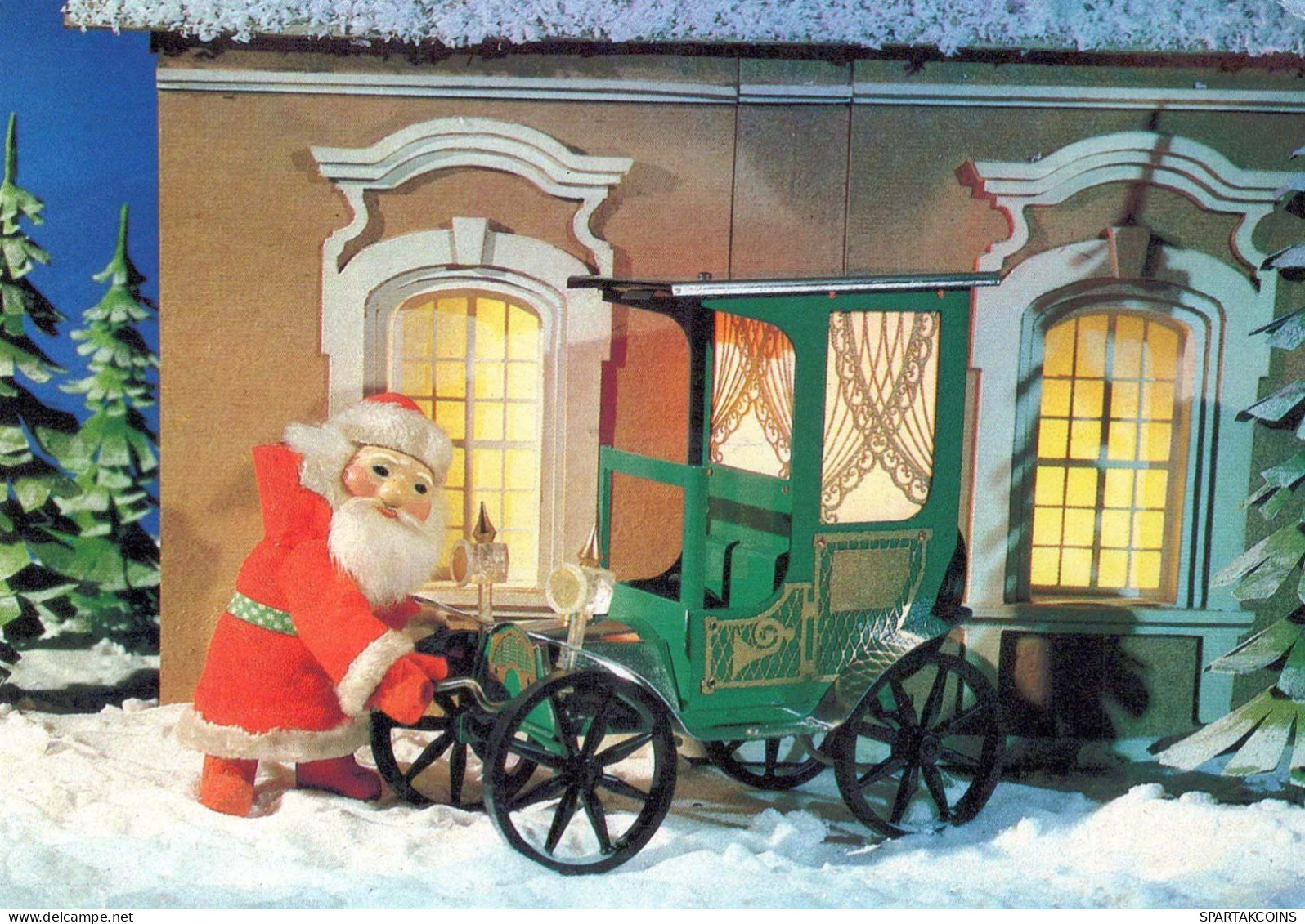 WEIHNACHTSMANN SANTA CLAUS Neujahr Weihnachten Vintage Ansichtskarte Postkarte CPSM #PBB283.DE - Santa Claus