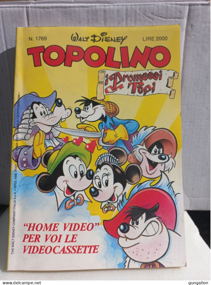 Topolino (Mondadori 1989) N. 1769 - Disney