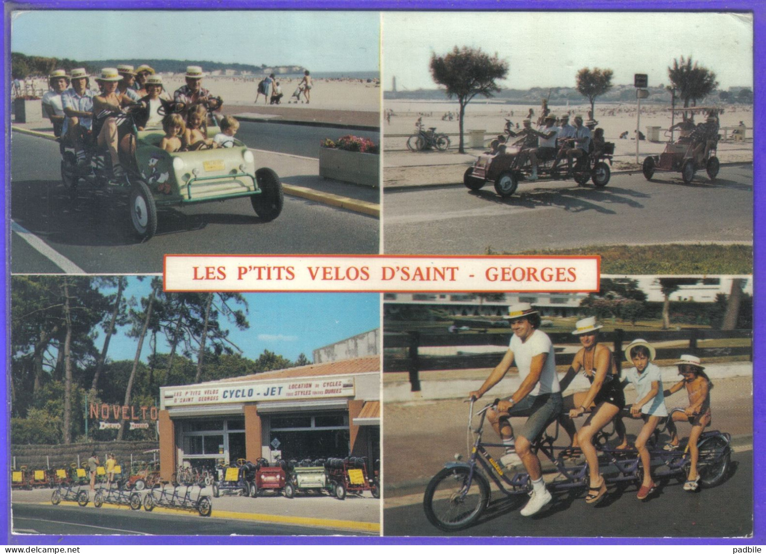 Carte Postale 17. Saint-Georges-de-Didonne  Cyclo-jet  Les P'tits Vélos D'Saint-Georges  Très Beau Plan - Saint-Georges-de-Didonne