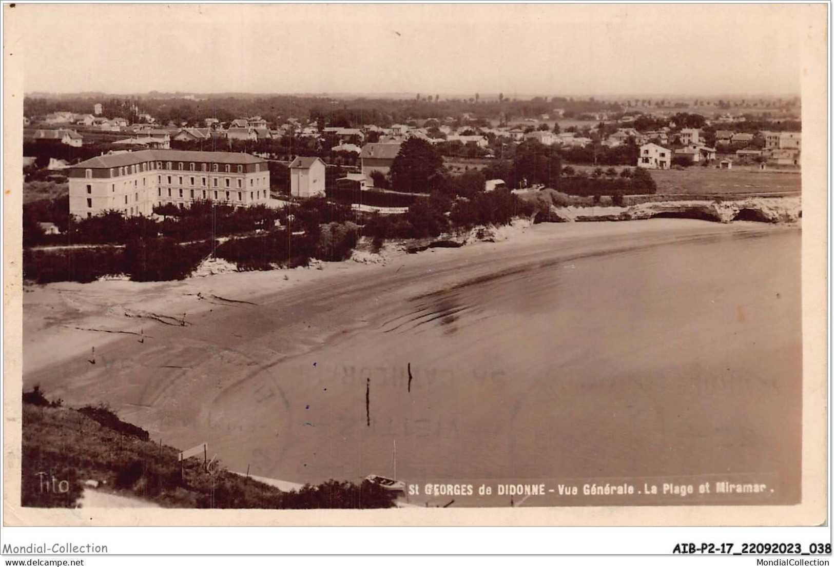 AIBP2-17-0151 - ST-GEORGES-DE-DIDONNE - Vue Générale - La Plage Et Miramar  - Saint-Georges-de-Didonne