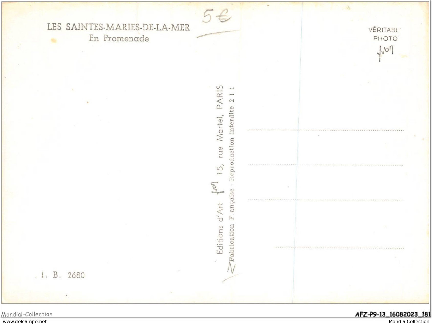 AFZP9-13-0773 - LES SAINTES-MARIES-DE-LA-MER - En Promenade - Saintes Maries De La Mer