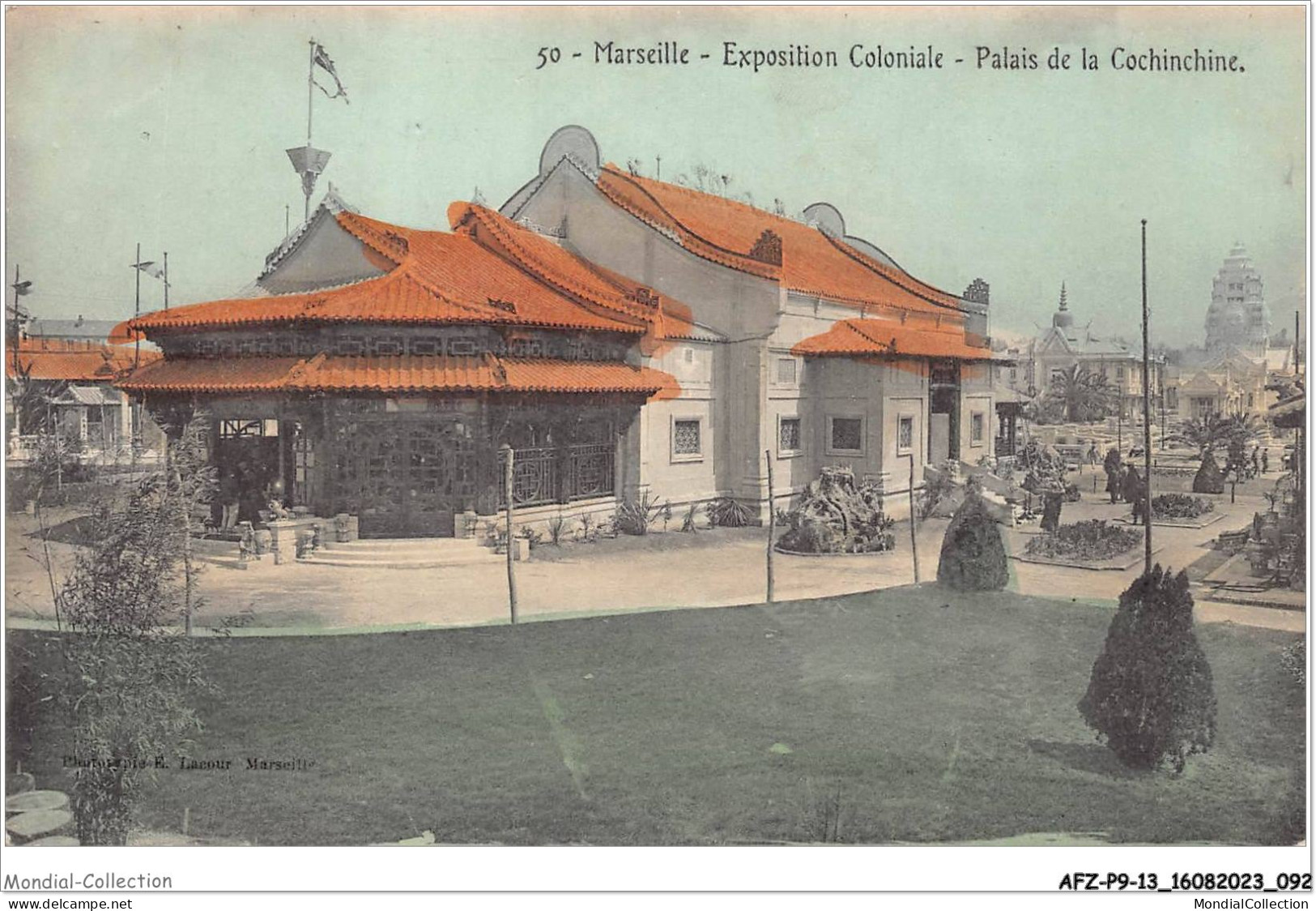 AFZP9-13-0729 - MARSEILLE - Exposition Coloniale - Palais De La Cochinchine - Expositions Coloniales 1906 - 1922