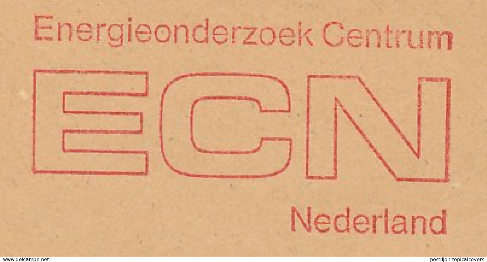 Meter Cover Netherlands 1982 ECN - Energy Research Center - Petten - Sonstige & Ohne Zuordnung