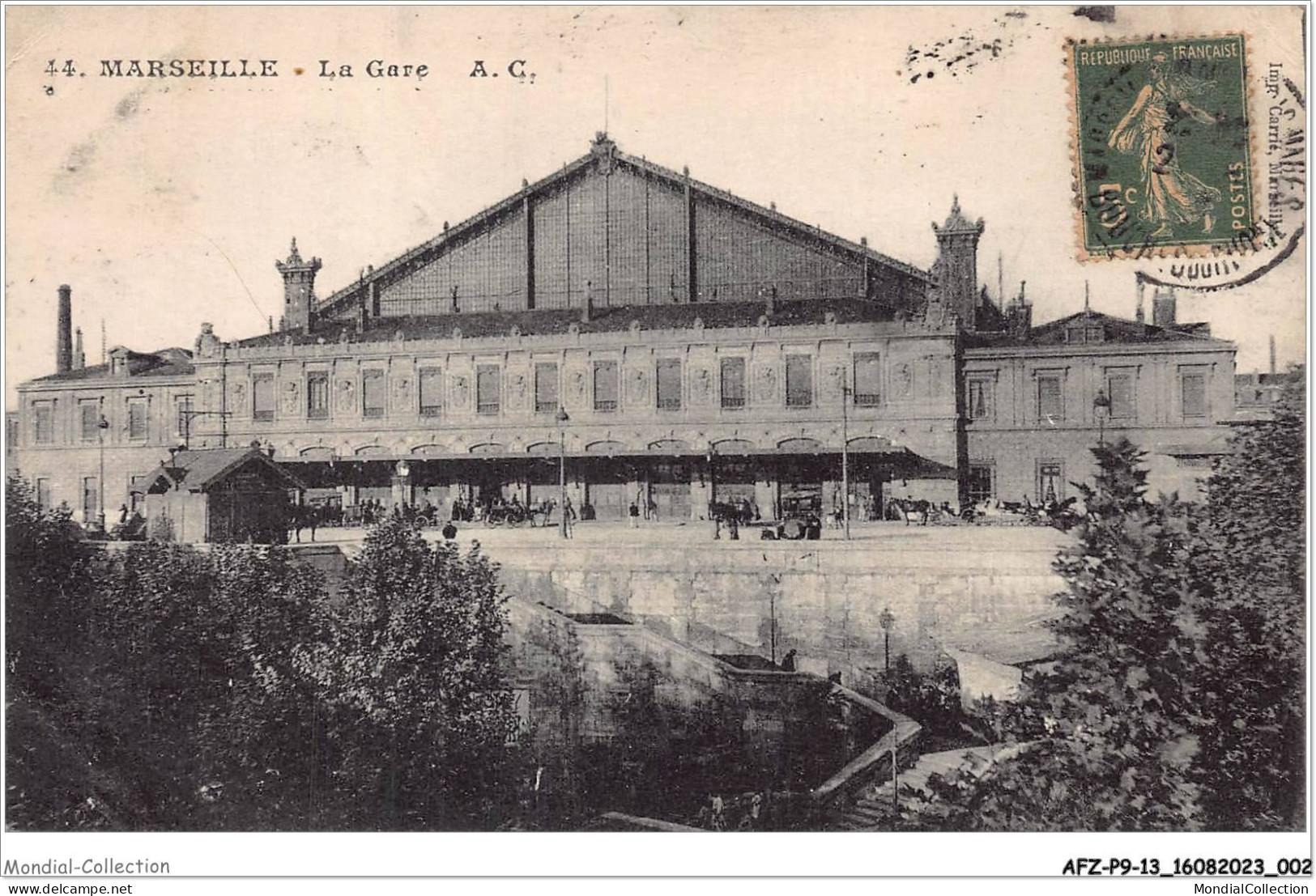 AFZP9-13-0684 - MARSEILLE - La Gare  - Quartier De La Gare, Belle De Mai, Plombières