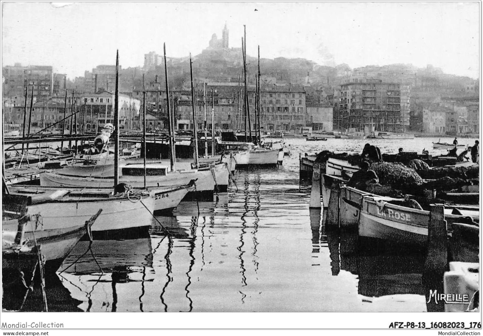 AFZP8-13-0676 - MARSEILLE - Le Vieux Port Et Notre-dame De La Garde - Vieux Port, Saint Victor, Le Panier