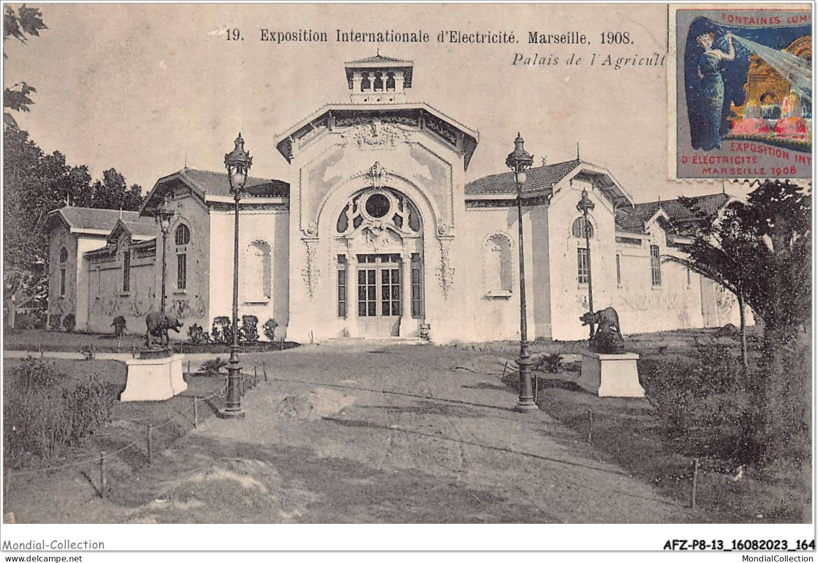 AFZP8-13-0670 - Exposition Internationale D'electricité - MARSEILLE - Palais De L'agriculteur - Weltausstellung Elektrizität 1908 U.a.
