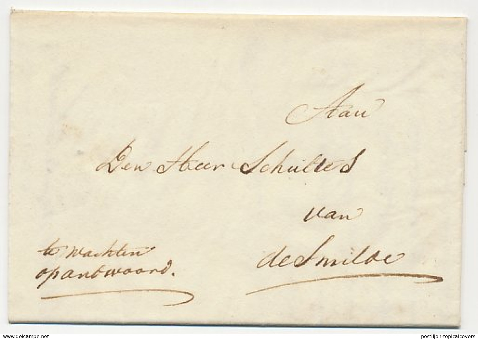 Assen - De Smilde 1816 - Bodebrief - ...-1852 Préphilatélie