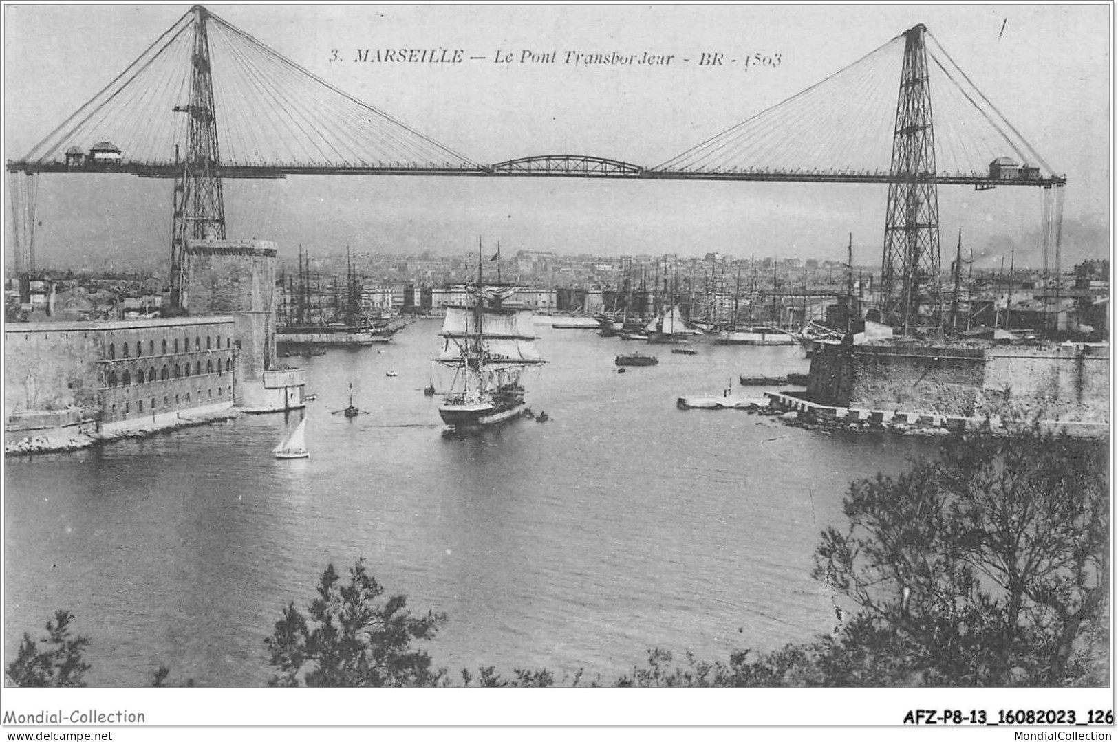 AFZP8-13-0651 - MARSEILLE - Le Pont Transbordeur - Old Port, Saint Victor, Le Panier