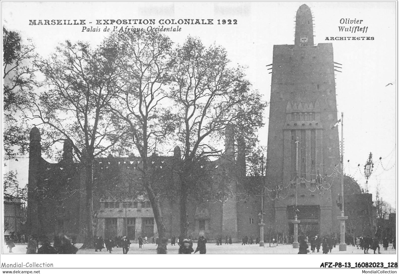 AFZP8-13-0652 - MARSEILLE - Exposition Coloniale 1922 - Palais De L'afrique Occidentale - Colonial Exhibitions 1906 - 1922