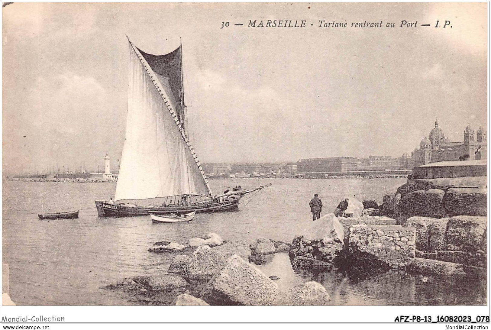 AFZP8-13-0627 - MARSEILLE - Tartane Rentrant Au Port - Vieux Port, Saint Victor, Le Panier