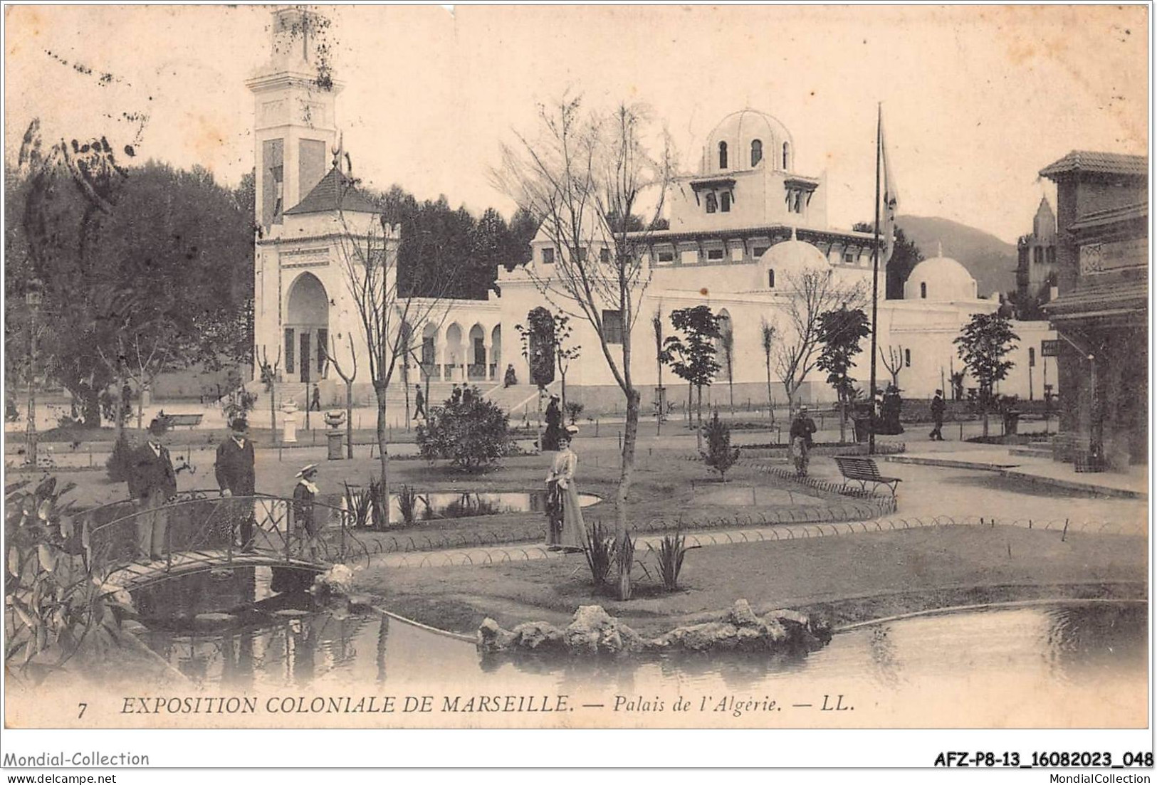 AFZP8-13-0612 - Exposition Coloniale De - MARSEILLE - Palais De L'algérie - Expositions Coloniales 1906 - 1922