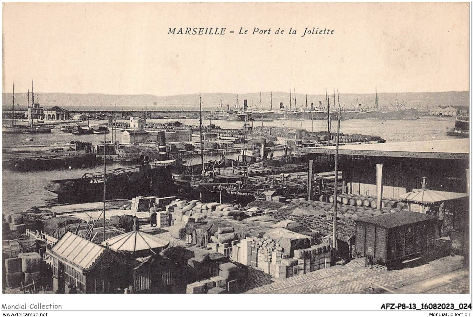 AFZP8-13-0600 - MARSEILLE - Le Port De La Joliette - Joliette, Zone Portuaire