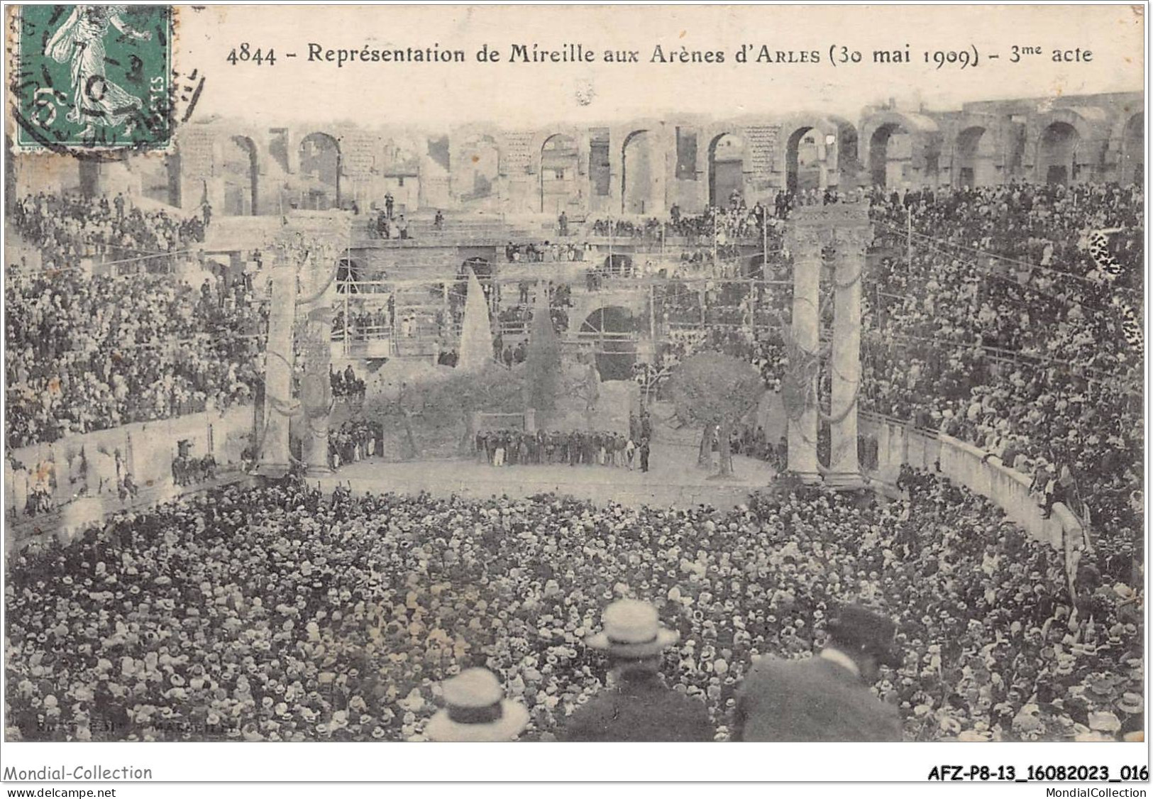 AFZP8-13-0596 - Représentation De Mireille Aux Arènes D'ARLES - 3me Acte - Arles