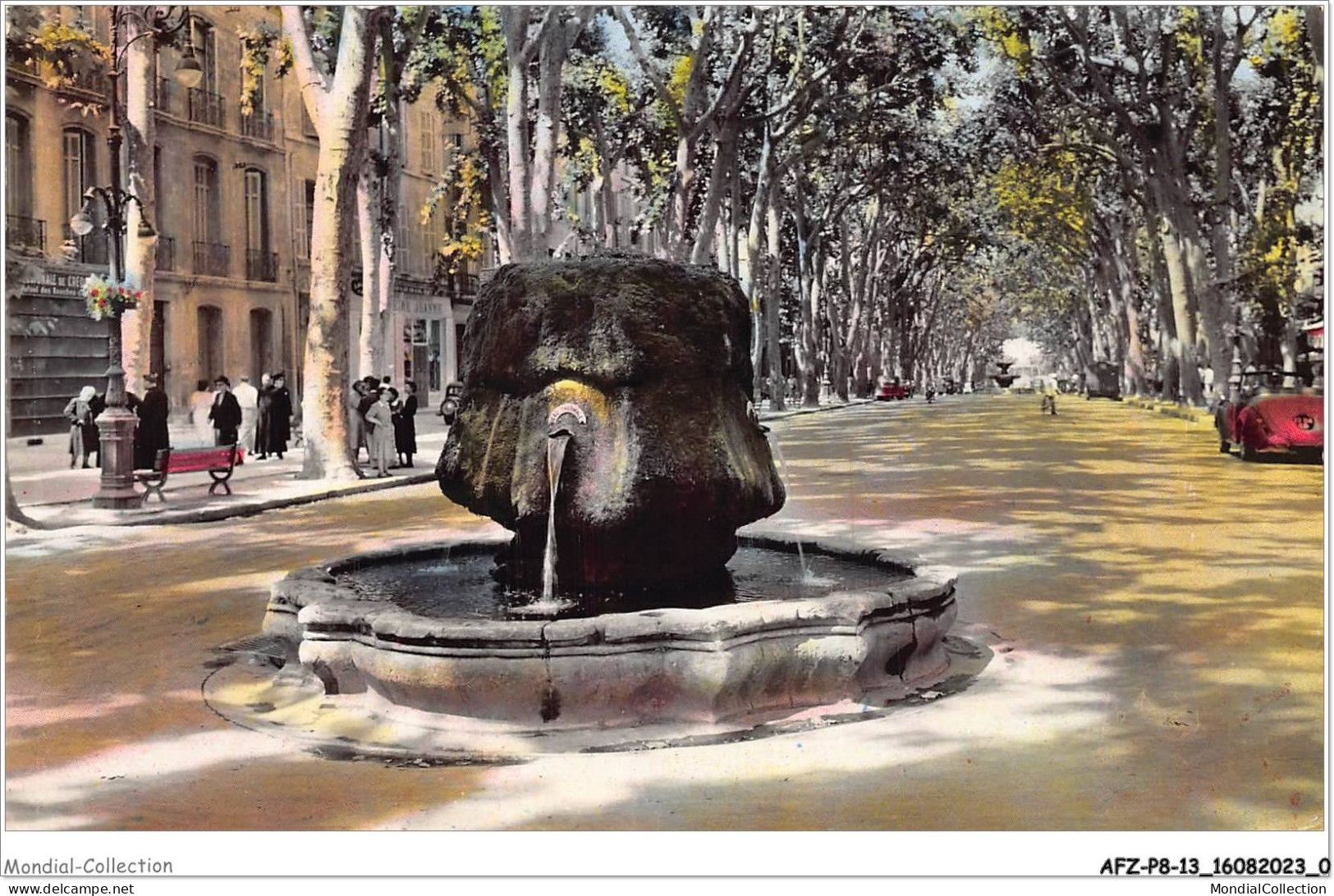 AFZP8-13-0588 - La Cité Du Roi René - AIX-EN-PROVENCE - Fontaine Thermale Sur Le Cours Mirabeau - Aix En Provence