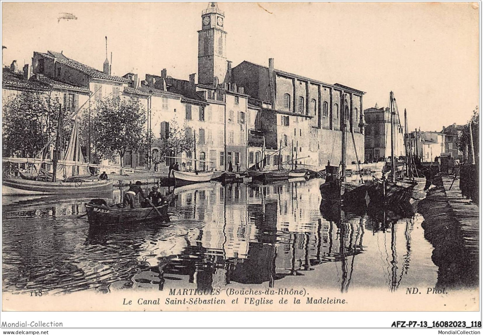 AFZP7-13-0574 - MARTIGUES - Le Canal Saint-sébastien Et L'église De La Madeleine - Martigues