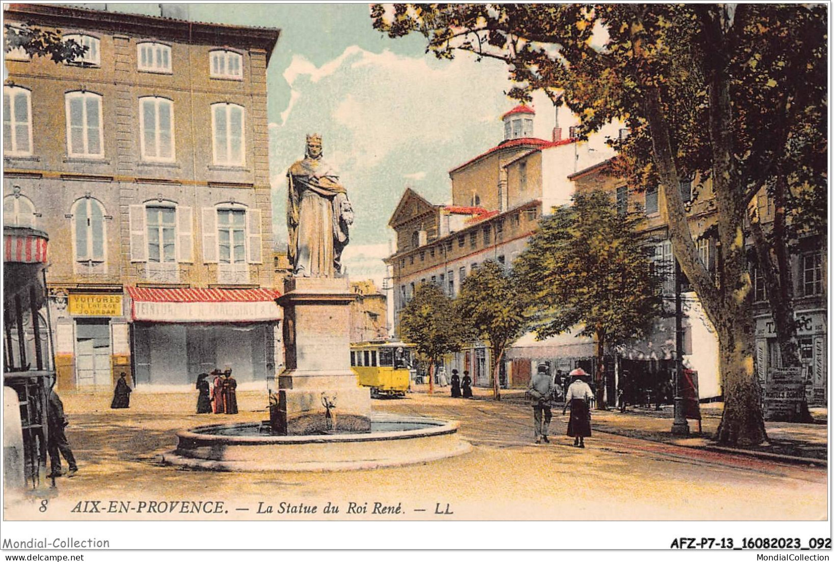 AFZP7-13-0561 - AIX-EN-PROVENCE - La Statue Du Roi René - Aix En Provence