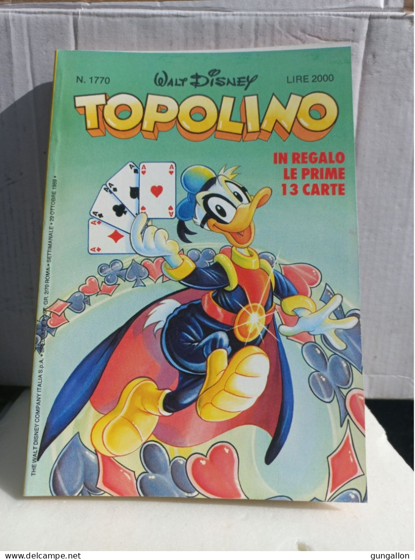 Topolino (Mondadori 1989) N. 1770 - Disney